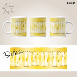 Caneca de Tinta Banana