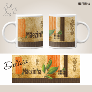 Caneca Mãezinha vintage