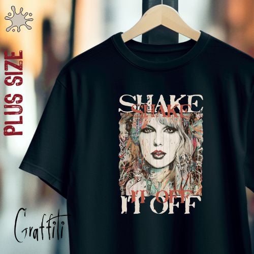 camiseta Plus Graffiti Shake it off