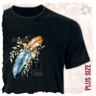 Nome do produtoCamiseta Plus Fé é Magia