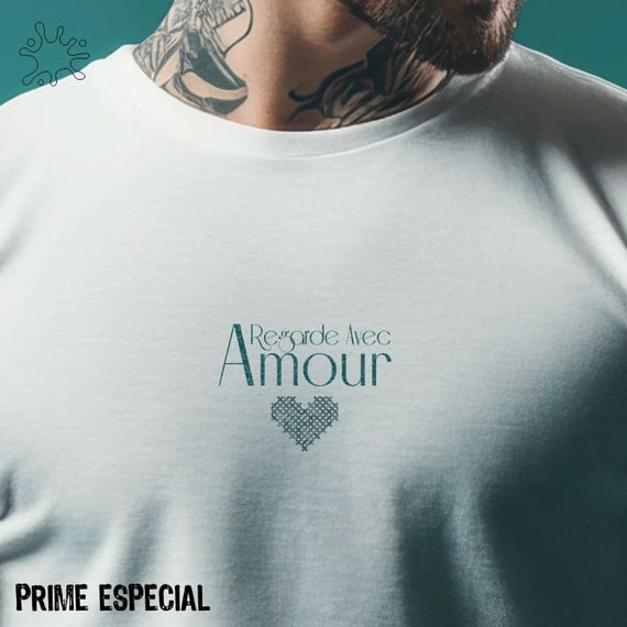 Camiseta Prime Regarde avec amour