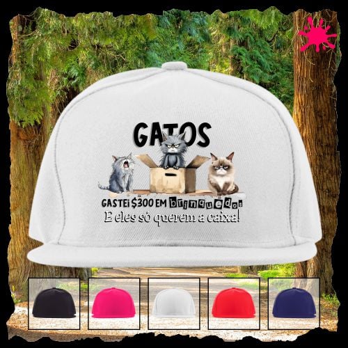 Boné Gatos - Só querem a caixa