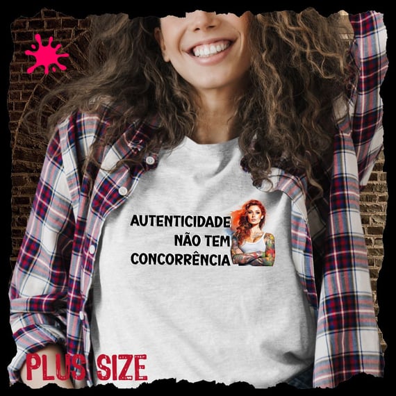 Camiseta Plus Autenticidade (imagem)