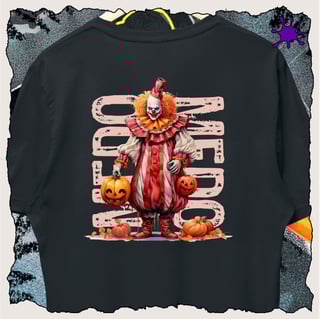 Camiseta Halloween Medo de Palhaço 2