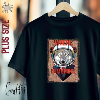 Nome do produtoCamiseta Plus Graffiti Where is my mind