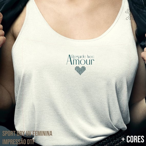 Regata fem Sport Dry UV Regarde avec amour