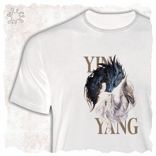 Camiseta Yin Yang Dragões
