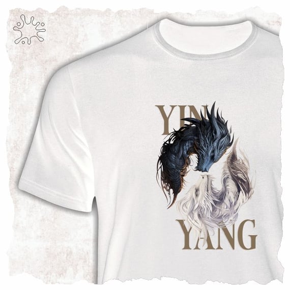 Camiseta Yin Yang Dragões