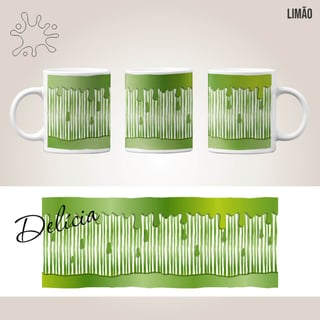 Caneca Tinta Verde Limão