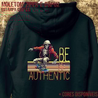 Moletom zíper Be Authentic