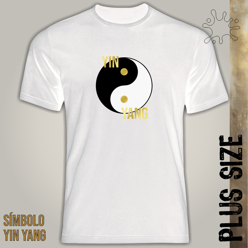 Camiseta Plus Símbolo Yin Yang