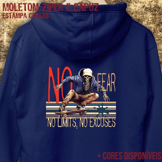 Moletom zíper No Fear