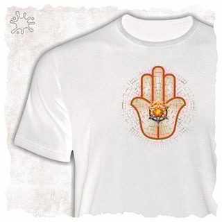 Camiseta Hamsá Estrela (Proteção)