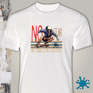 Nome do produto Camiseta No Fear, no limits, no excuses