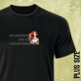 Nome do produto Camiseta Plus Autenticidade (imagem)