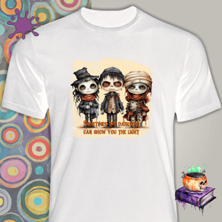 Nome do produto Camiseta Trio 1 Zumbi Sometimes INGLÊS  - Seremcores 