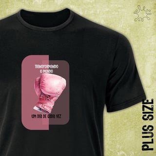 Nome do produto Camiseta Plus Transformando o mundo