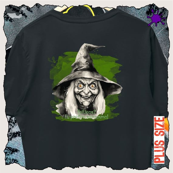 Camiseta Plus Feitiço? Prefiro ser sarcástica
