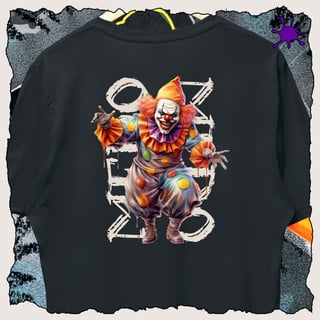 Camiseta Halloween Medo de Palhaço 1