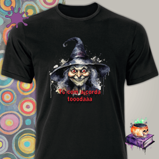 Nome do produto Camiseta de Bruxa - Tô com a corda toda