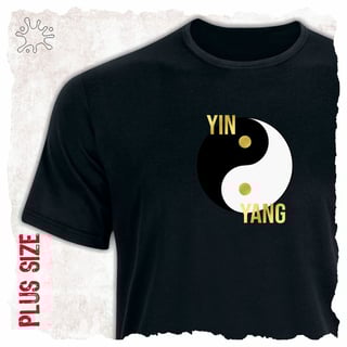 Nome do produtoCamiseta Plus Símbolo Yin Yang