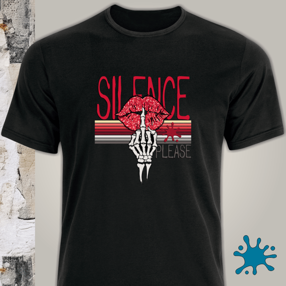 Camiseta Silence please