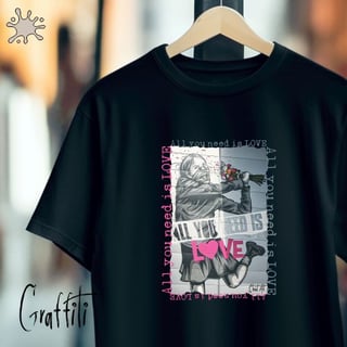 Nome do produto Camiseta Graffiti All you need is love