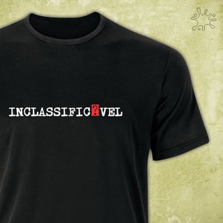 Camiseta Inclassificável (branco)