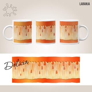 Nome do produto Caneca de Tinta Laranja
