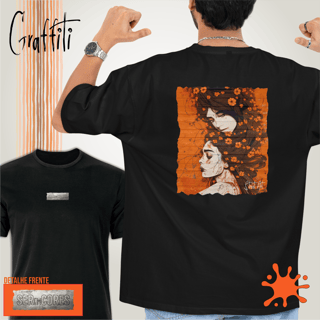 Camiseta Costas Graffiti Irmãs de Alma