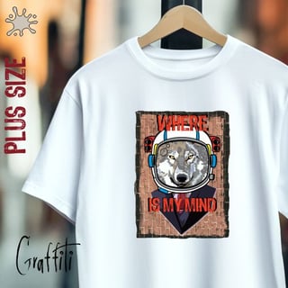 Camiseta Plus Graffiti Where is my mind