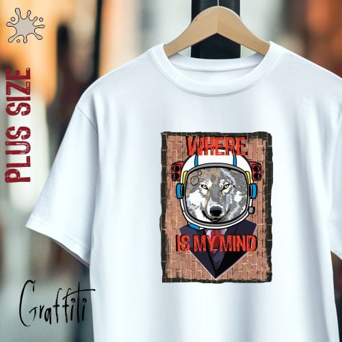 Camiseta Plus Graffiti Where is my mind