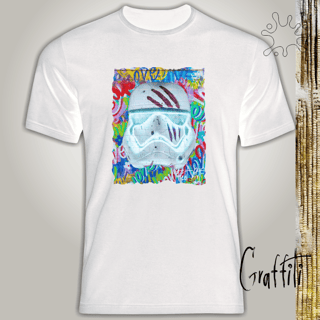 Nome do produto Camiseta Graffiti Capacete SW