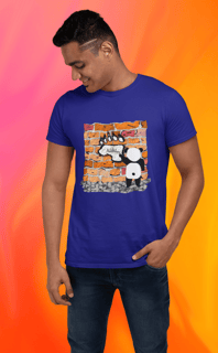 Camiseta Masculina Panda Graffiti 