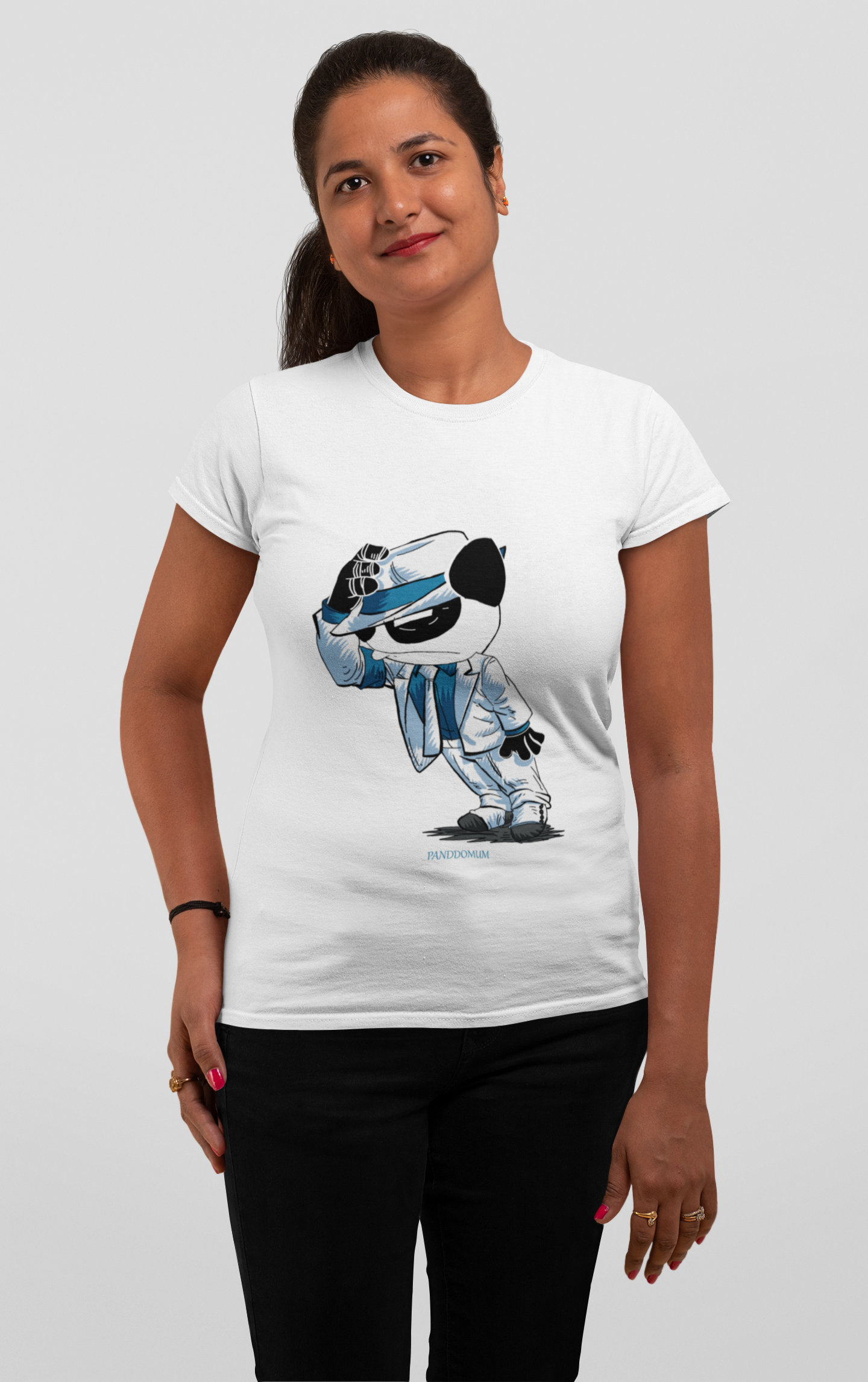 Camiseta Feminina Michael Panda