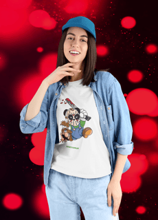 Camiseta Feminina Jason Luigi Panda 