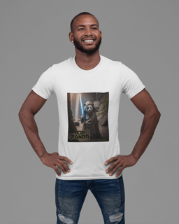 Camiseta Masculina Jedi Panda