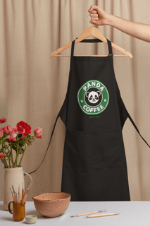 Avental Panda Coffee