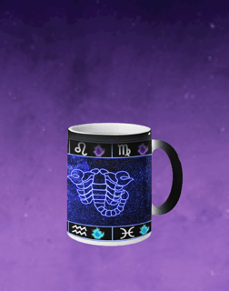 Caneca Mágica Signo De Escorpião