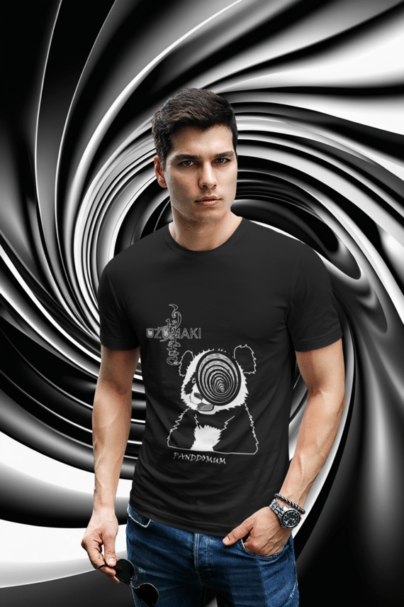 Camiseta Masculina Panda Uzumaki PTO