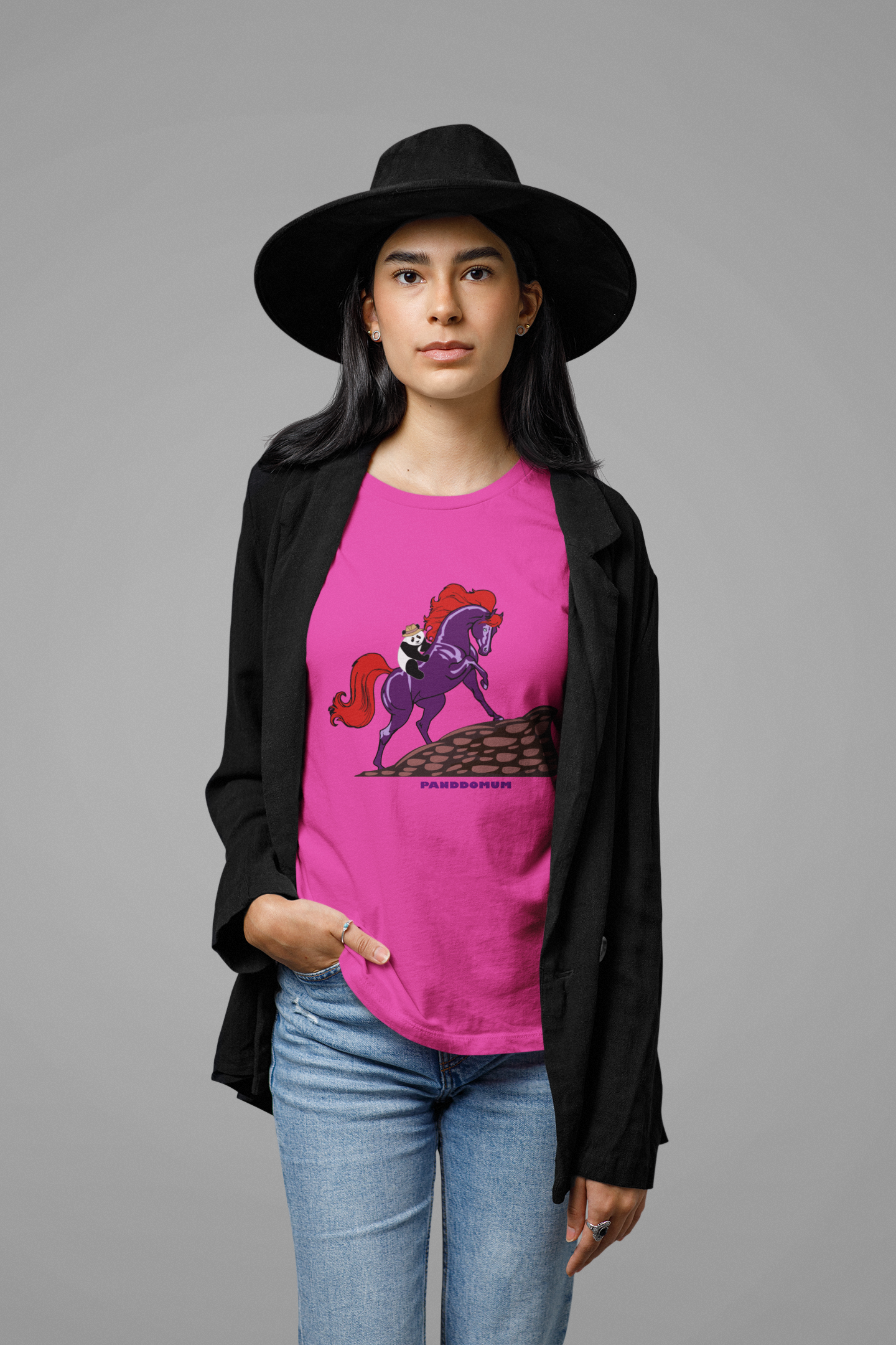 Camiseta Feminina Cavalo De Fogo