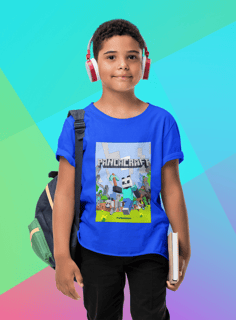 Camiseta Infantil Pandacraft