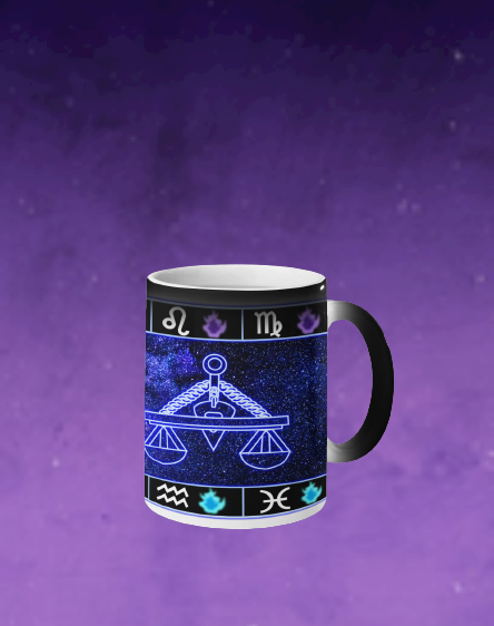 Caneca Mágica Signo De Libra