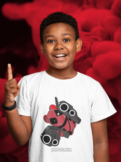 Camiseta Infantil Deadpool Panda