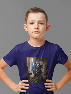 Camiseta Infantil Jedi Panda