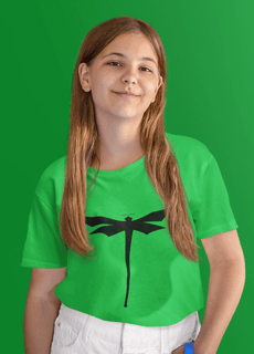 Camiseta Infantil Libélula Logo