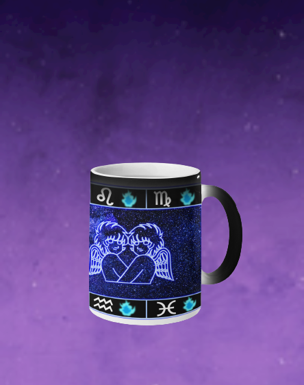 Caneca Mágica Signo De Gêmeos