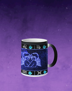 Caneca Mágica Signo De Gêmeos