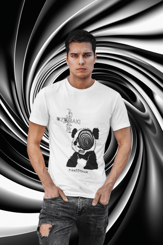 Camiseta Masculina Panda Uzumaki BCO