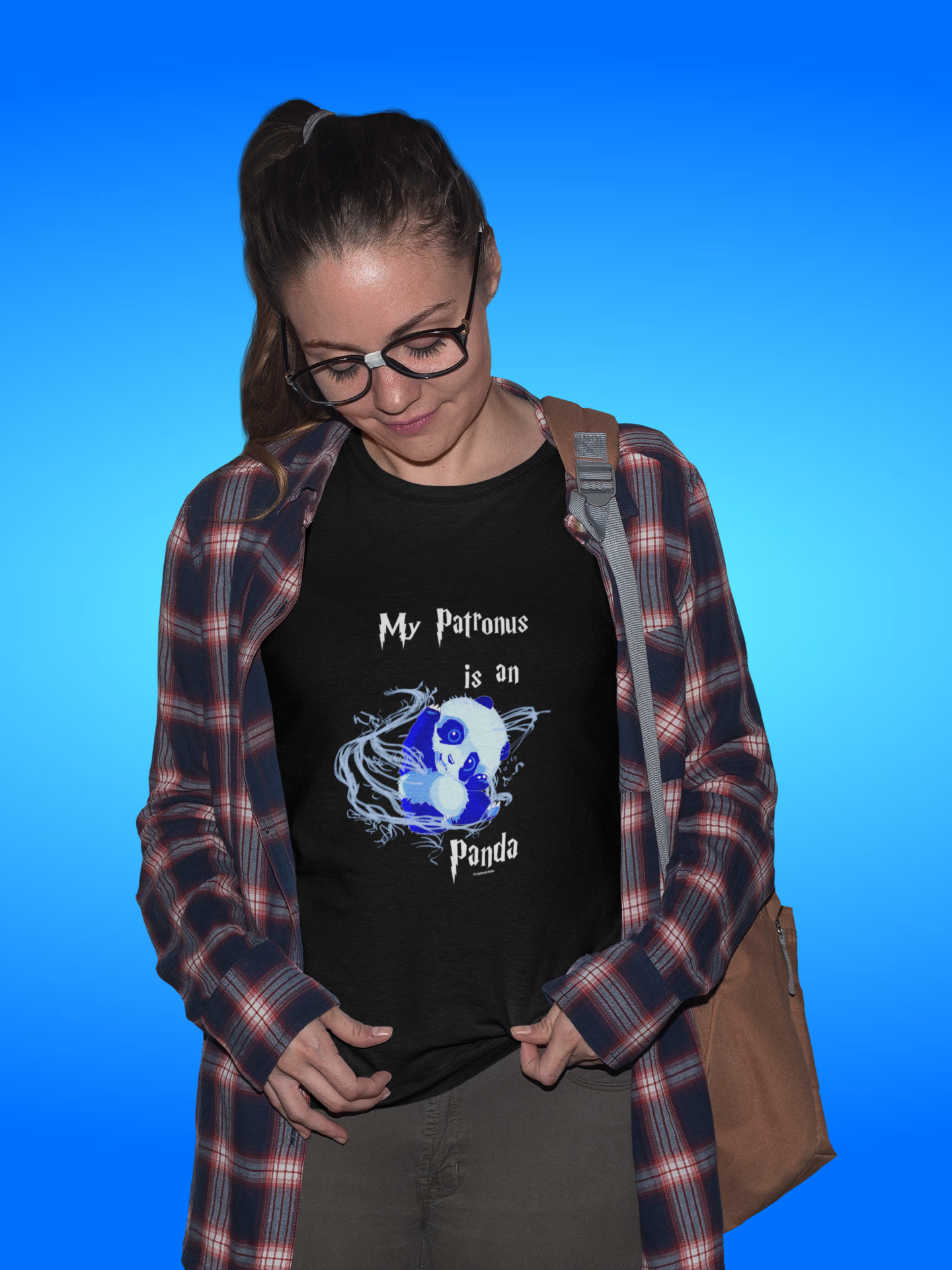 Camiseta Feminina Panda Patronus